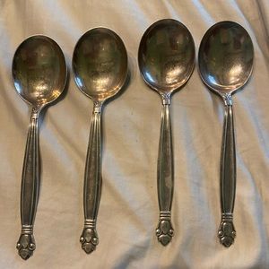 Beautiful Jenny Lind Sterling Spoons